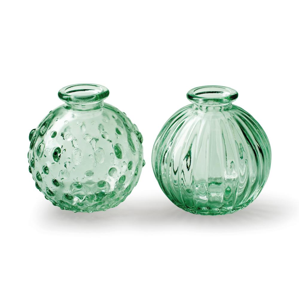 Small Glass Round Vase