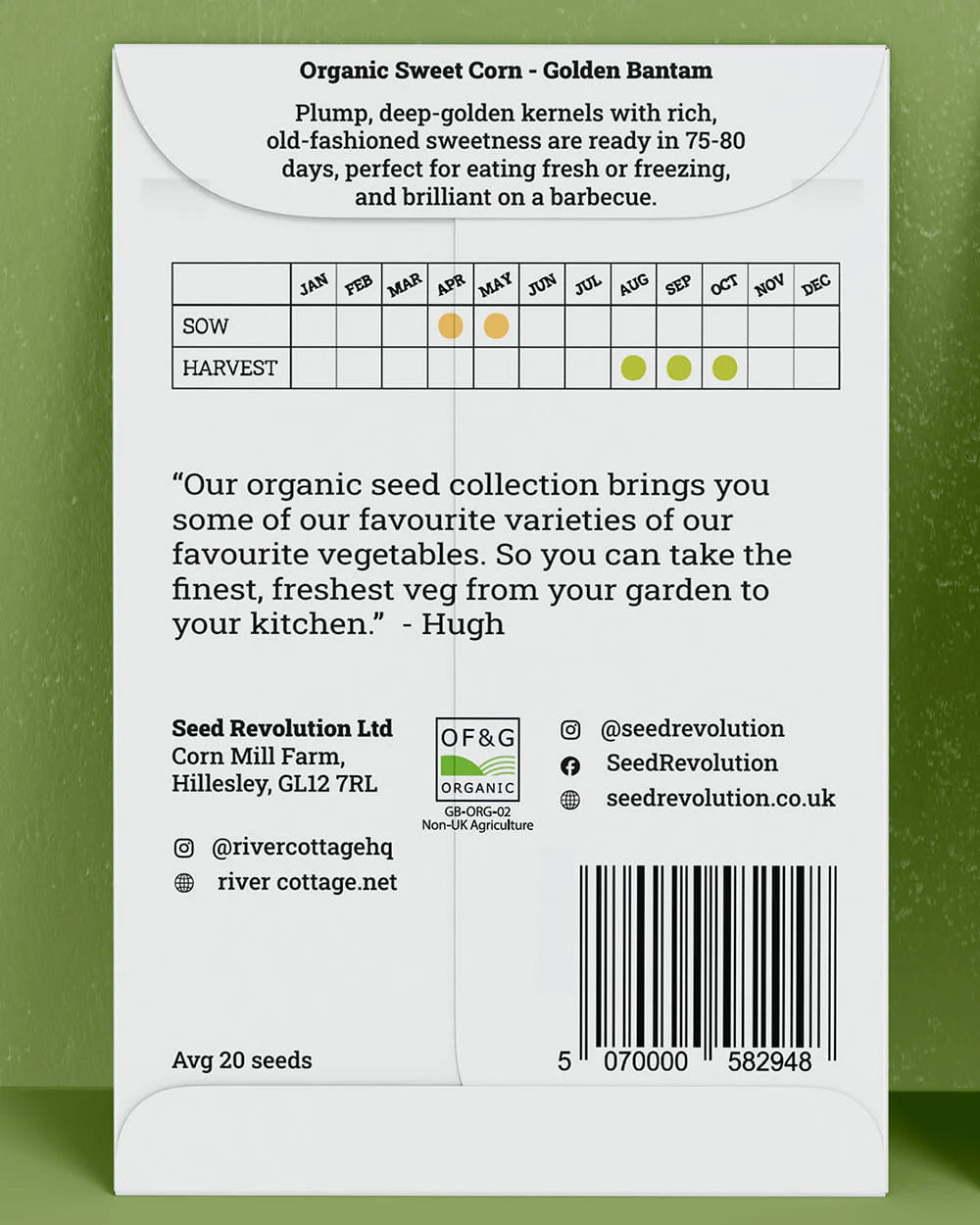 River Cottage Organic Seeds