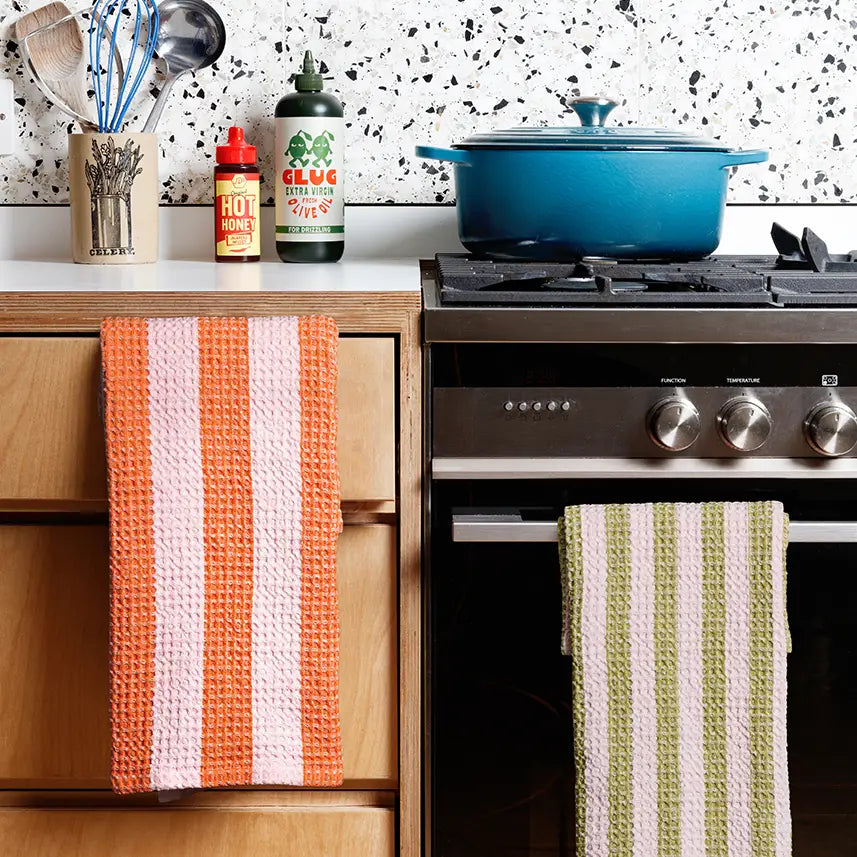 Cotton Waffle Tea Towel Set