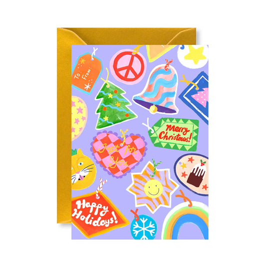 Christmas Tags Card