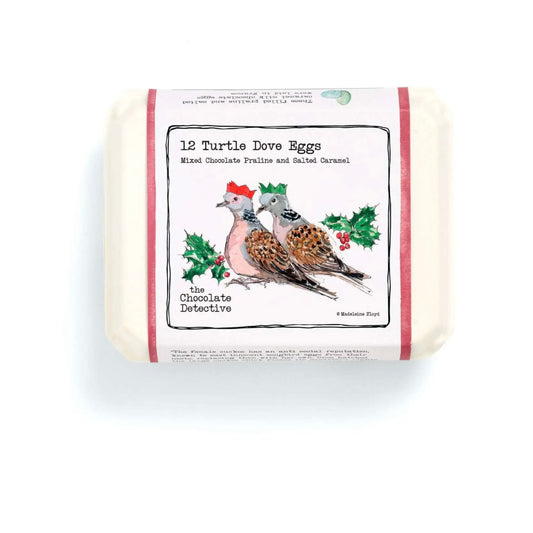 12 Two Turtle Doves Chocolate Eggs 140g