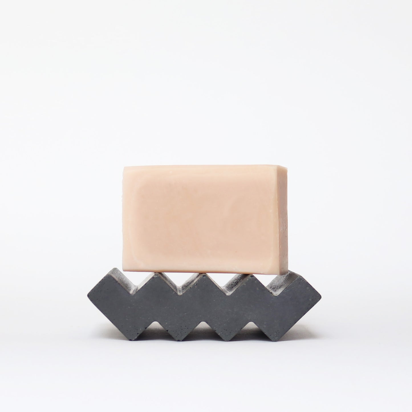 Concrete Zig Zag Soap Dish