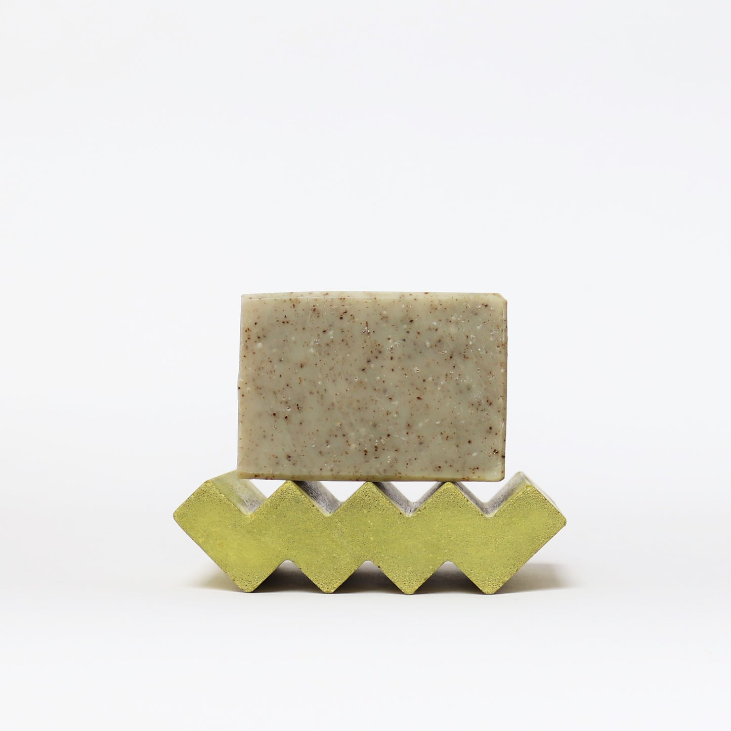 Concrete Zig Zag Soap Dish