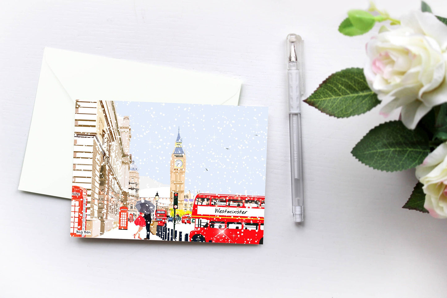 Big Ben Christmas Card (Pack of 6)