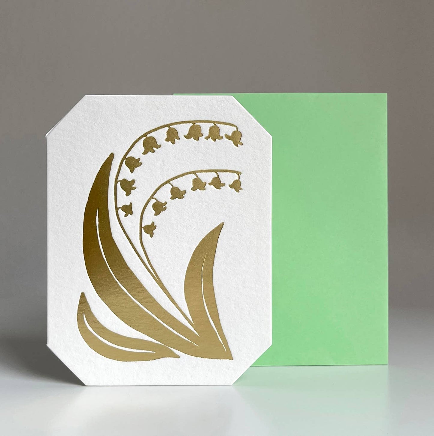 Present with Bow Gold Foil Card