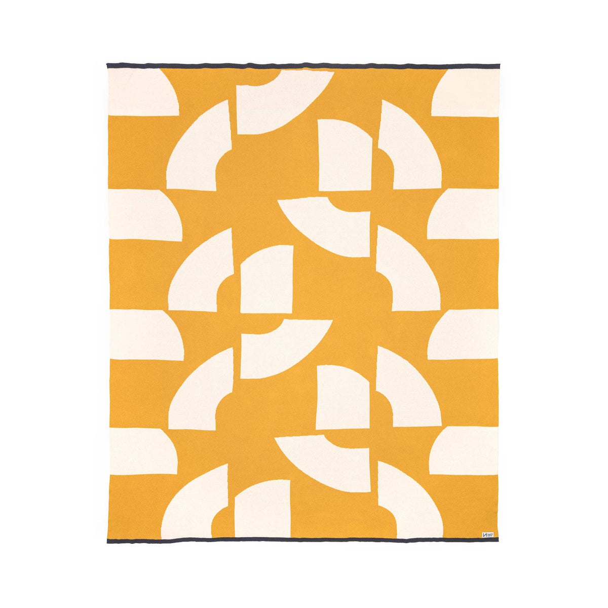 Cotton Knit Throw Blanket: Deko Citrus