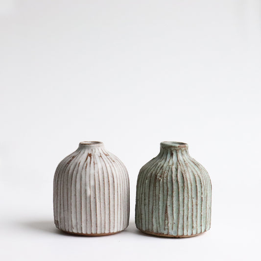 Fluted Bud Vase