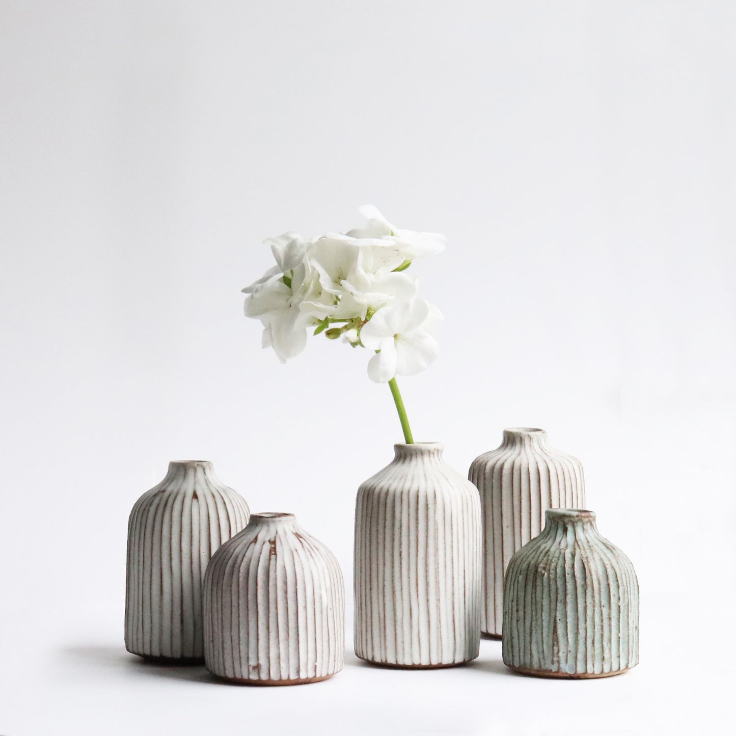 Fluted Bud Vase