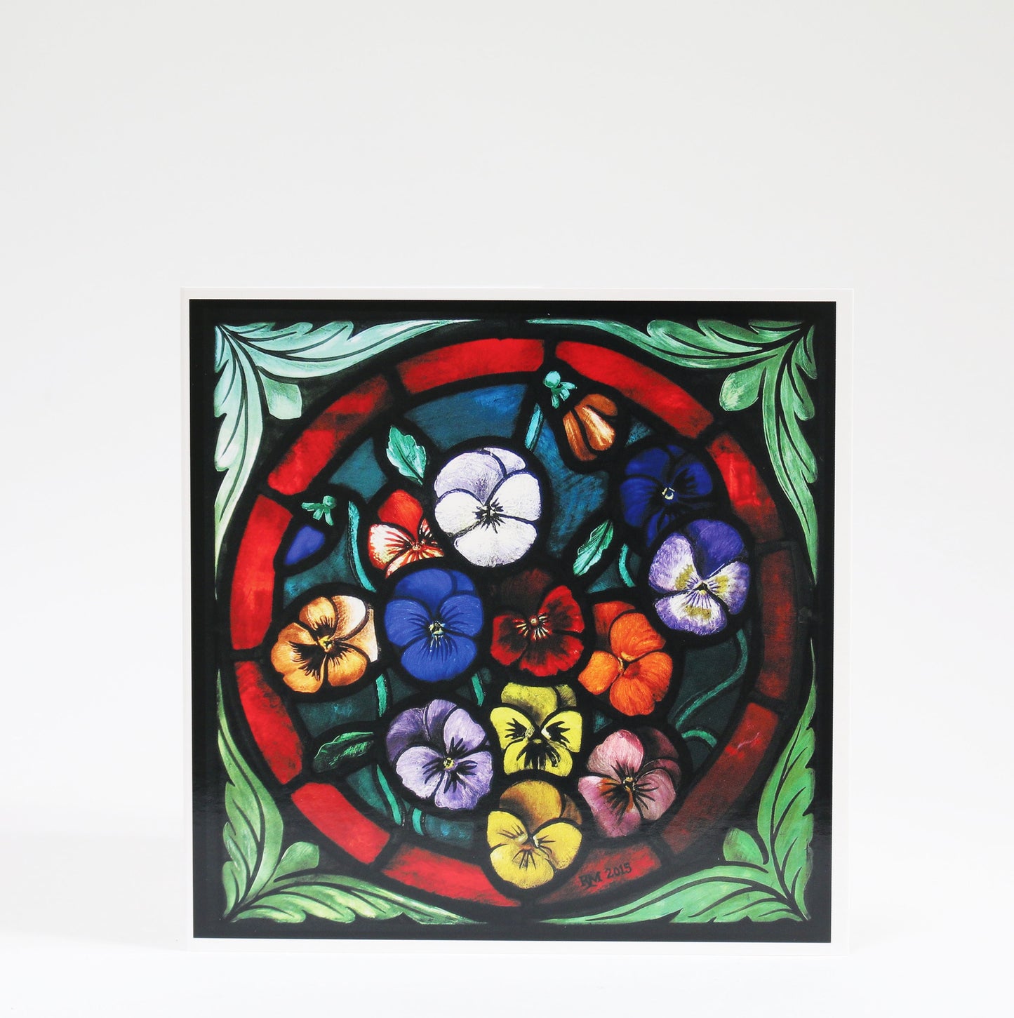 Stained Glass Greetings Cards
