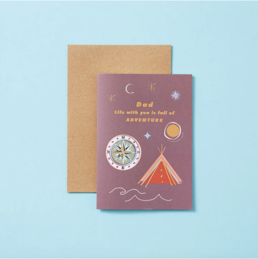 Dad Full of Adventure Card