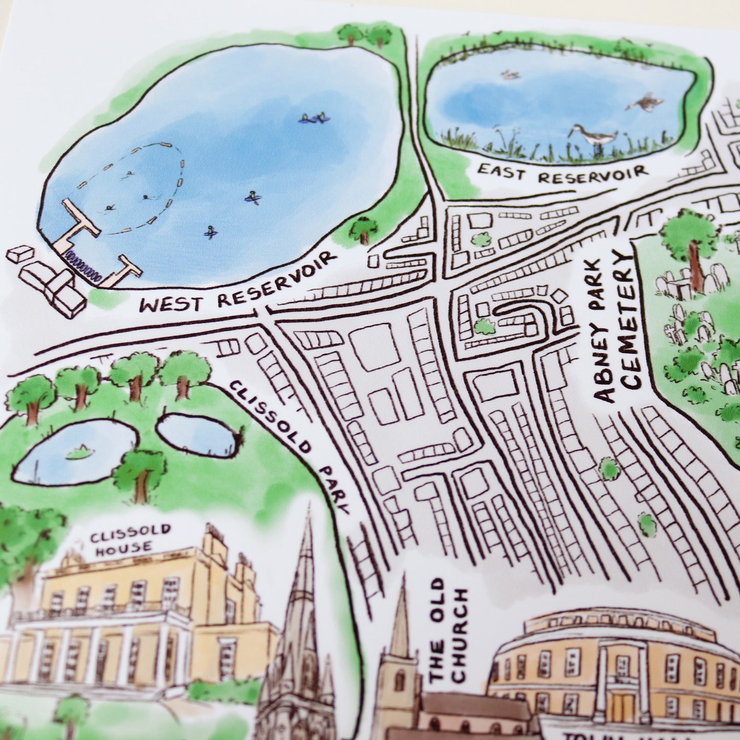 Stoke Newington Print