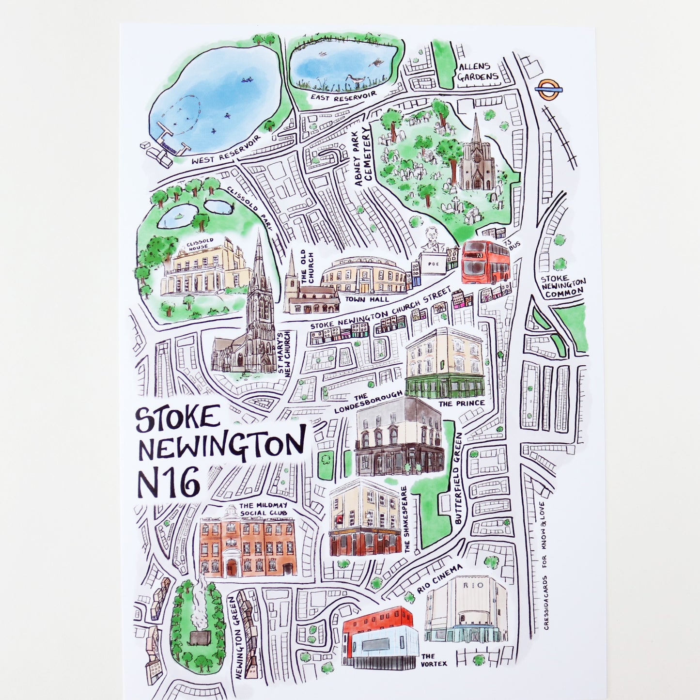 Stoke Newington Print
