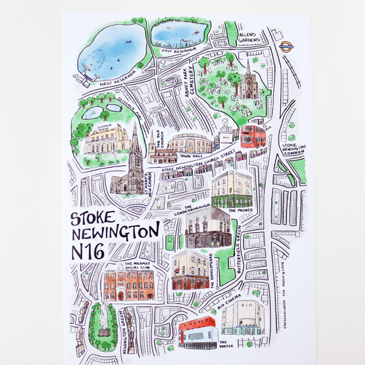 Stoke Newington Print