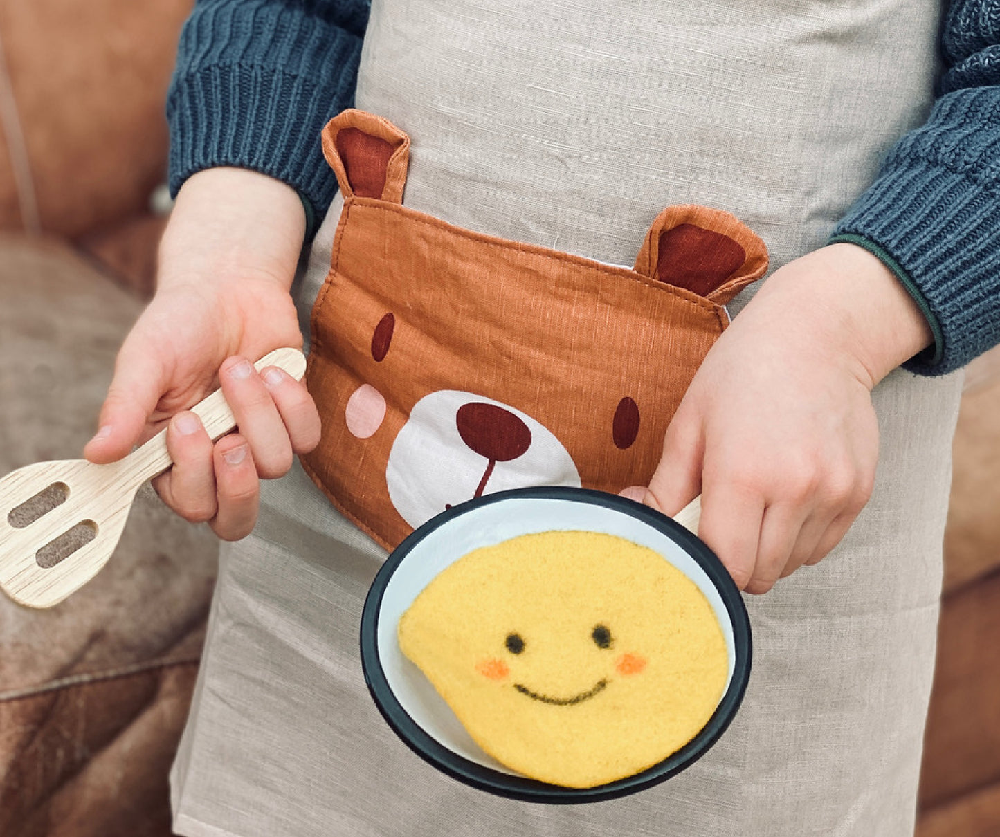 Child's Linen Apron