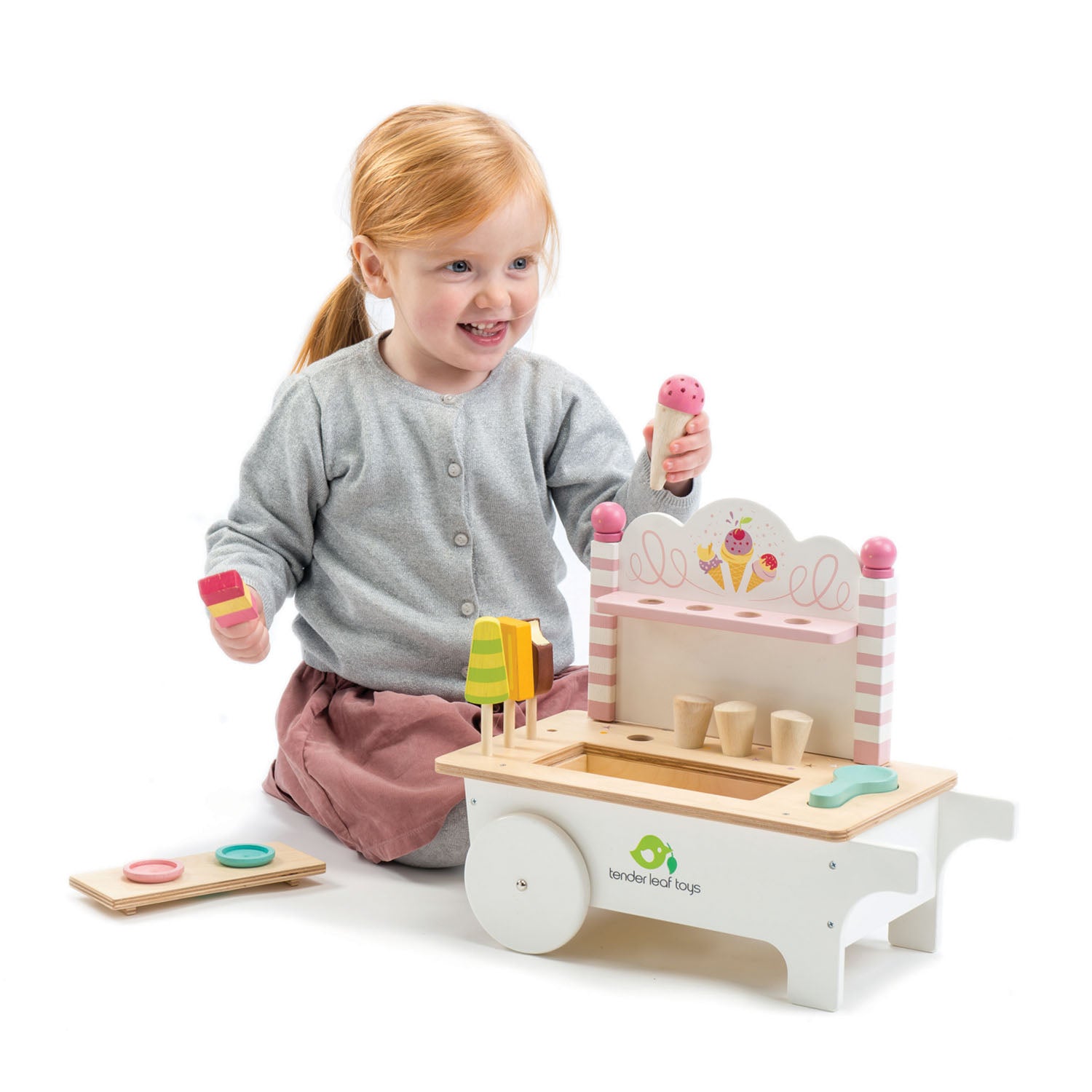 eco friendly toy ice cream cart toy