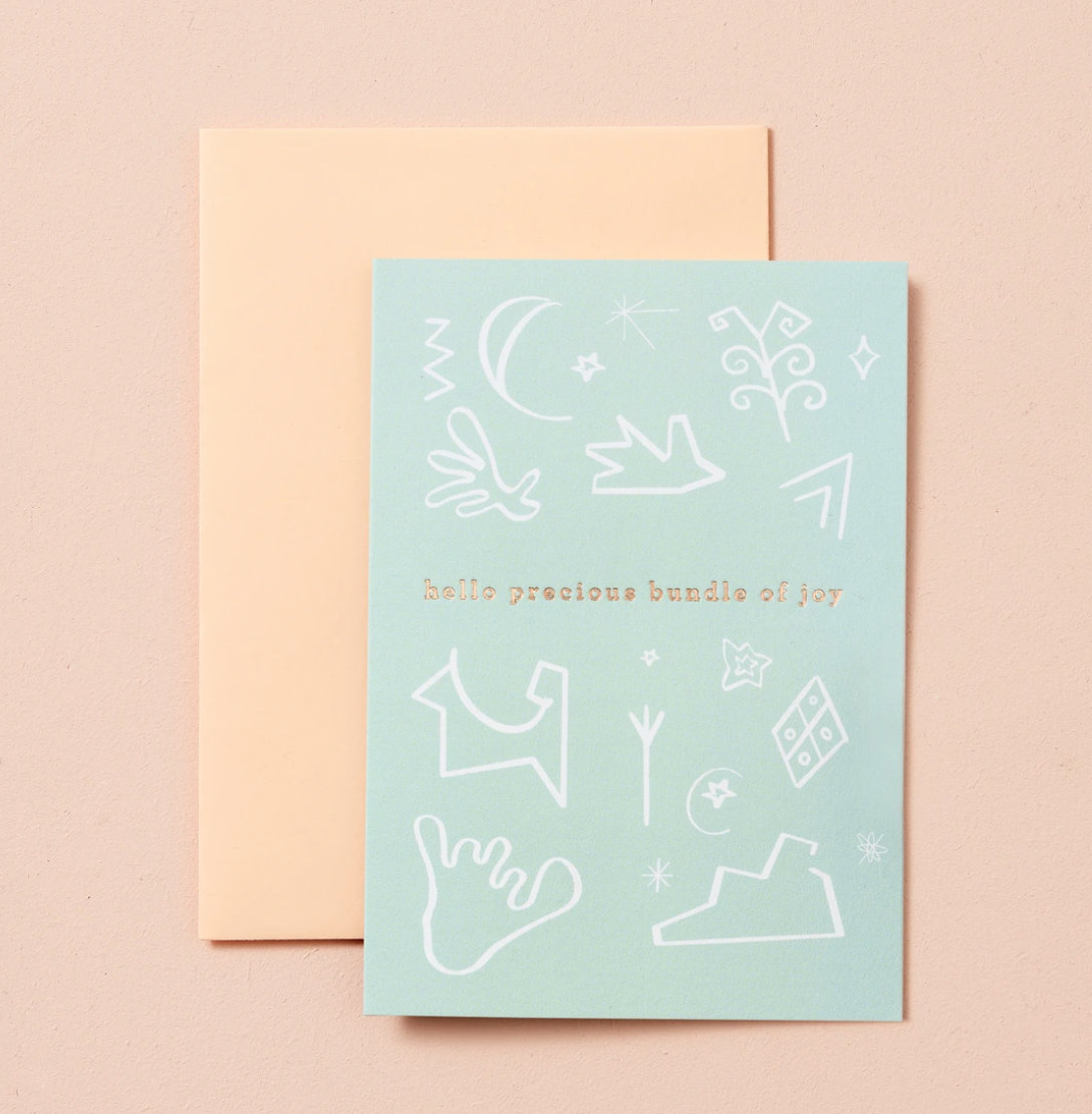 Hello Precious Bundle of Joy Greeting Card